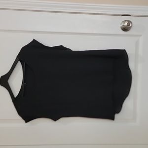 Shear Black Tunic Blouse